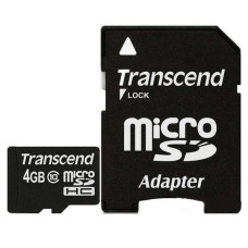 Transcend TS4GUSDHC10, microSDHC 4GB class10 (SD adapter)