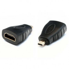 Переходник, MICRO HDMI на HDMI, SHIP, AD309-B, Маленький пластиковый адаптер, Блистер шт 