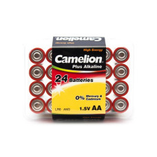 (пальч красный) Батарейка, CAMELION, Plus Alkaline, LR6-PB24, AA, 1.5V, 2800 mAh