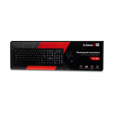 Комплект Клавиатура + Мышь, X-Game, XD-1100OUB, Оптическая Мышь, USB, Анг/Рус/Каз, Чёрный