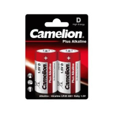 Батарейка D CAMELION Plus Alkaline LR20-BP2, щелочная, 2шт, блистер