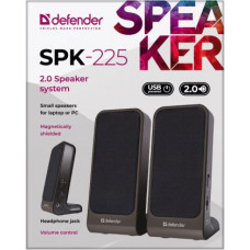 Компактная акустика 2.0 Defender SPK-225 черный