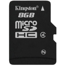 Карта памяти MicroSD 8GB Class 4 Kingston SDC4/8GBSP