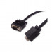 Интерфейсный кабель, iPower,  iPiVGAMM18 , VGA 15M/15M 1.8 м., Чёрный