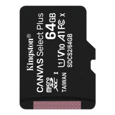 Карта памяти MicroSD 64GB Class 10 U1 Kingston SDCS/64GB