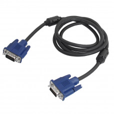 Интерфейсный кабель, VGA (D-Sub) 15Male/15Male, 1.5 м., Чёрный