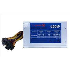 Блок питания, X-Game, P4-450, Блок Питания, 450W, ATX, 2*Sata, 20+4pin, 4*Molex, 1*FDD