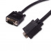 Интерфейсный кабель, iPower,  iPiVGAMM200, VGA 15M/15M 20 м., Чёрный