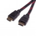 Интерфейсный кабель, iPower, iPiHDMi15, HDMI-HDMI, Пол. пакет, Контакты с золотым напылением, 1.5 м, Нейлон, Чёрный