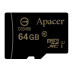 Карта памяти, Apacer, AP64GMCSX10U1-R, MicroSDXC 64GB
