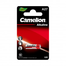 Батарейка, CAMELION, A27-BP1, 12V, 16 mAh, 1 шт.