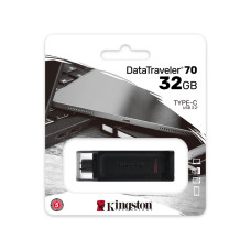 USB Флеш 32GB 3.0 Kingston DT70/32GB черный