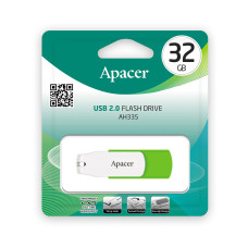 USB-накопитель, Apacer, AH335, AP32GAH335G-1, 32GB, USB 2.0, Зеленый