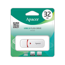 USB-накопитель, Apacer, AH333, AP32GAH333W-1, 32GB, USB 2.0, Белый