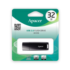 USB-накопитель, Apacer, AH336, AP32GAH336B-1, 32GB, USB 2.0, Чёрный