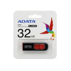 USB-накопитель, ADATA, CLASSIC C008, AC008-32G-RKD, 32GB, USB 3.2, Красный