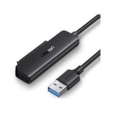 Адаптер, Ugreen, CM321 (6957303876099), USB-A to 2.5-Inch SATA, 0.5 м, Черный