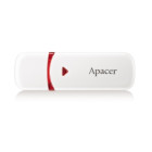 USB-накопитель, Apacer, AH333, AP64GAH333W-1, 64GB, USB 2.0, Белый