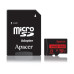 Карта памяти, Apacer, AP64GMCSX10U5-R, MicroSDXC 64GB, с адаптером SD (5 лет)