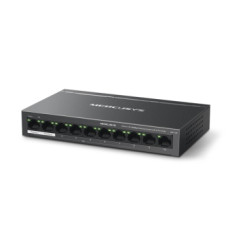 Коммутатор, Mercusys, MS110P, Миниатюрный, 10 портов 10/100M RJ45 (8 портов PoE+ 802/3af/at 65W, 250м), Auto-MDI/MDIX Коммутатор, Mercusys, MS110P, Миниатюрный, 10 портов 10/100M RJ45 (8 портов PoE+ 802/3af/at 65W, 250м), Auto-MDI/MDIX